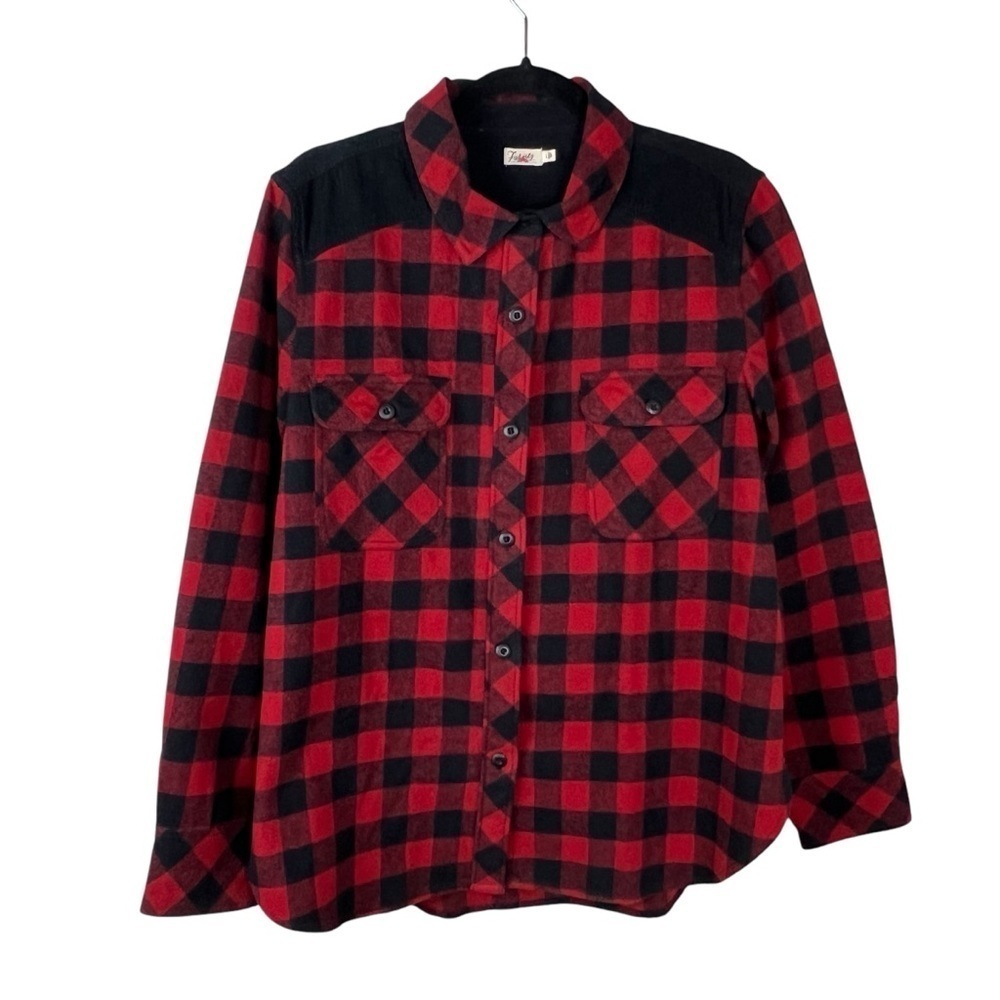 Faherty Daly Shirt Flannel Buffalo Plaid Shacket